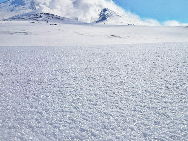 ダイヤモンドダスト＆雪の結晶観察 