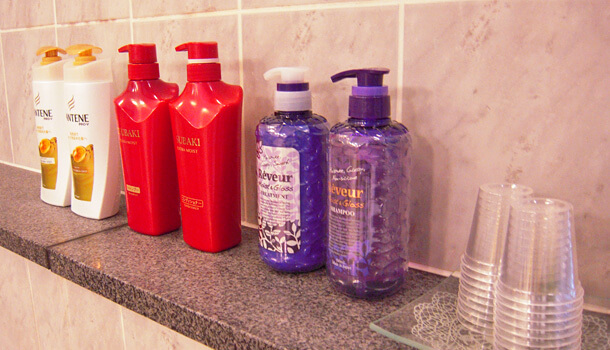 shampoos and conditioners